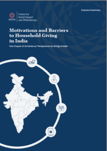 Motivations and Barriers in Household Giving - Executive Summary